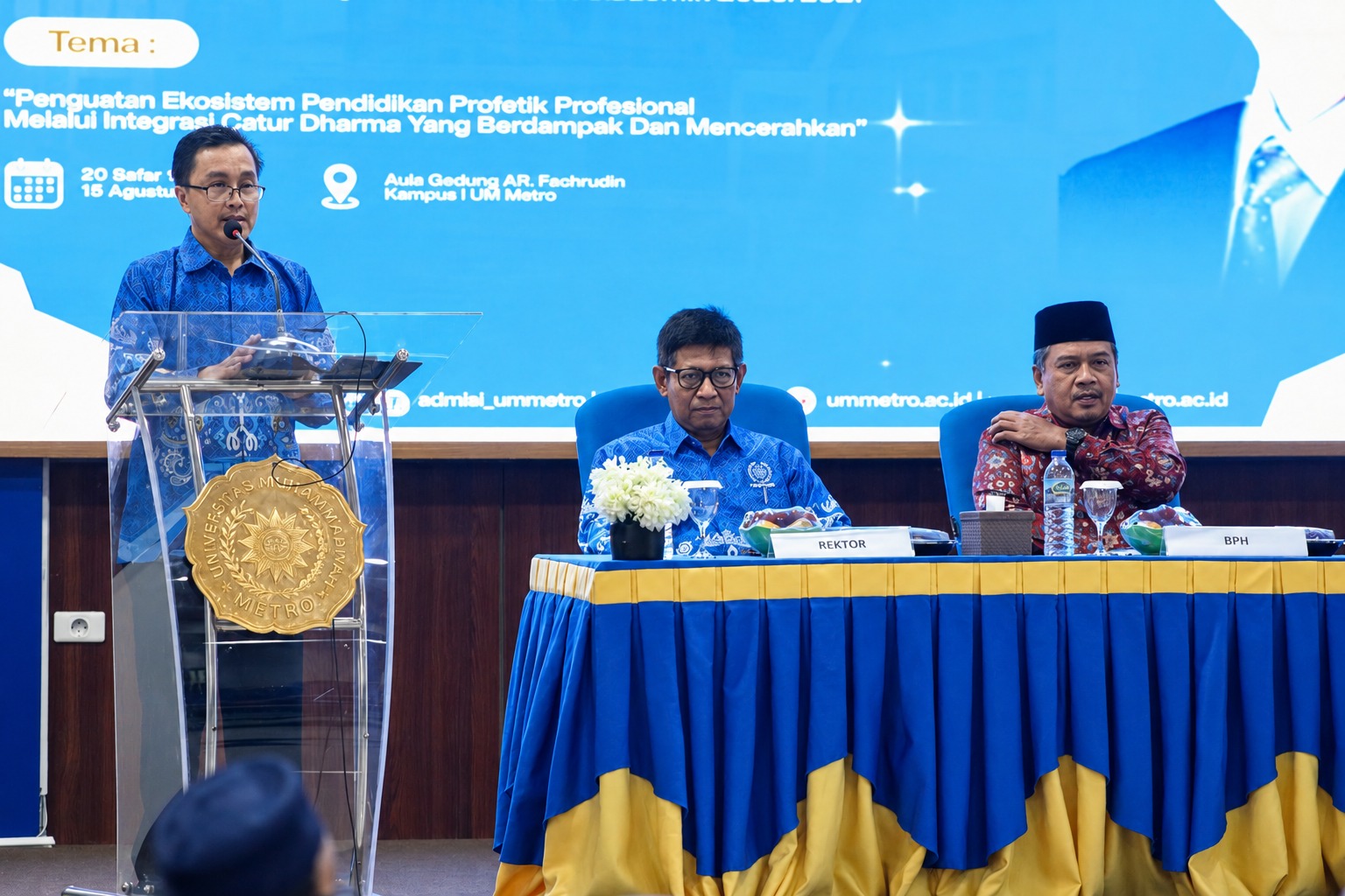 Dr. Nedi Hendri, S.E., M.Si., AC., CPA., dalam laporannya di RKAT 2026/2027